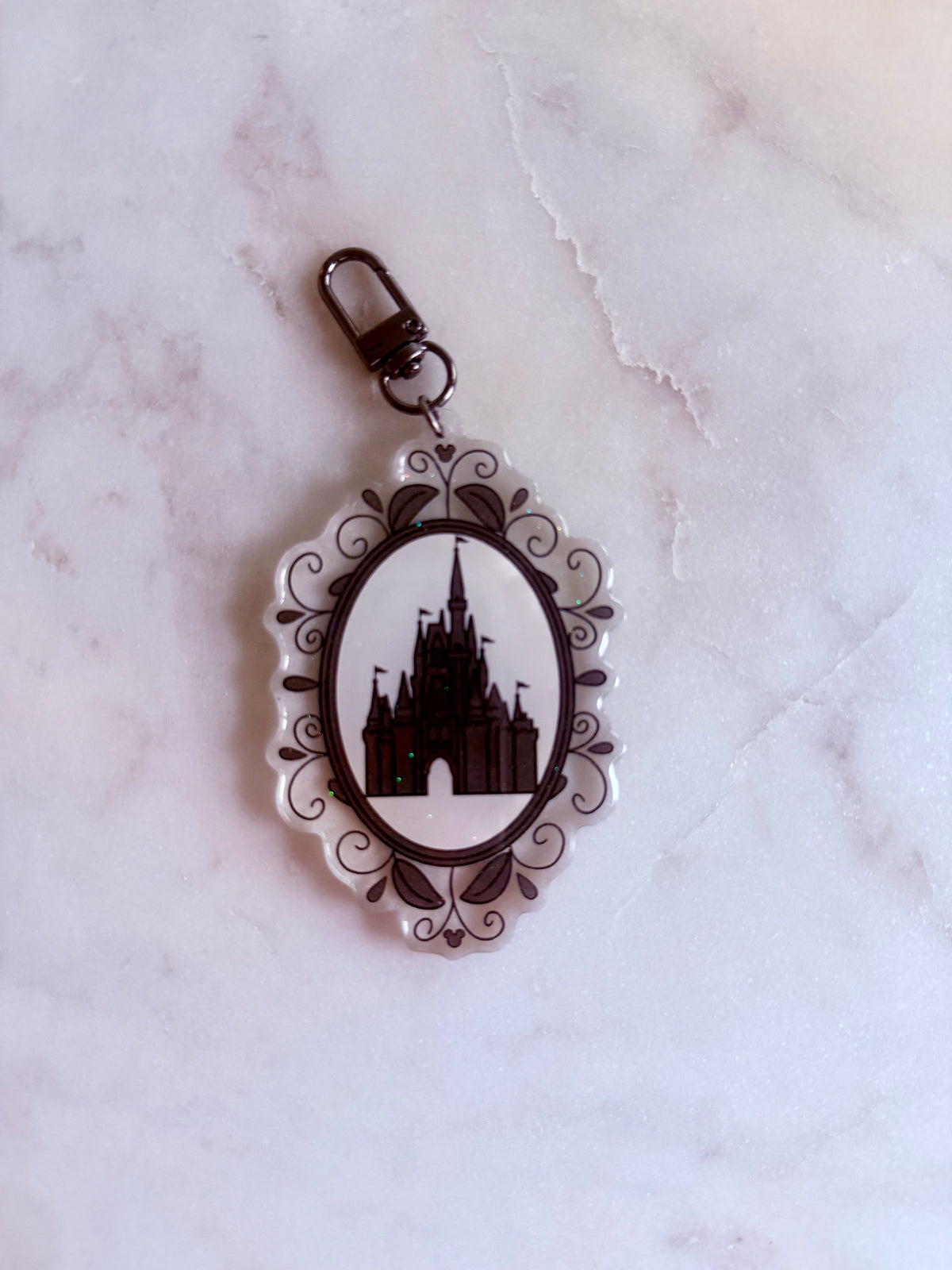 Spooky Castle Acrylic Bag Charm