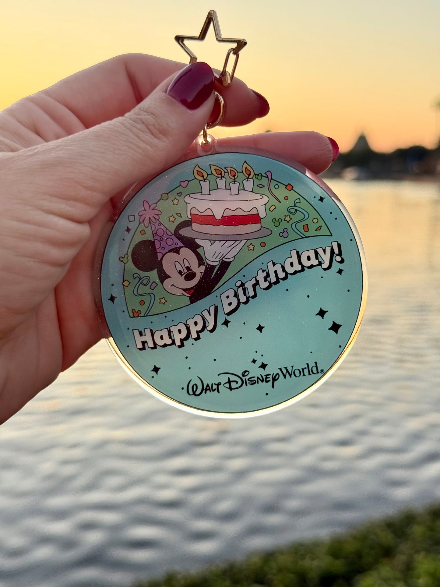 It’s My Birthday Acrylic Bag Charm