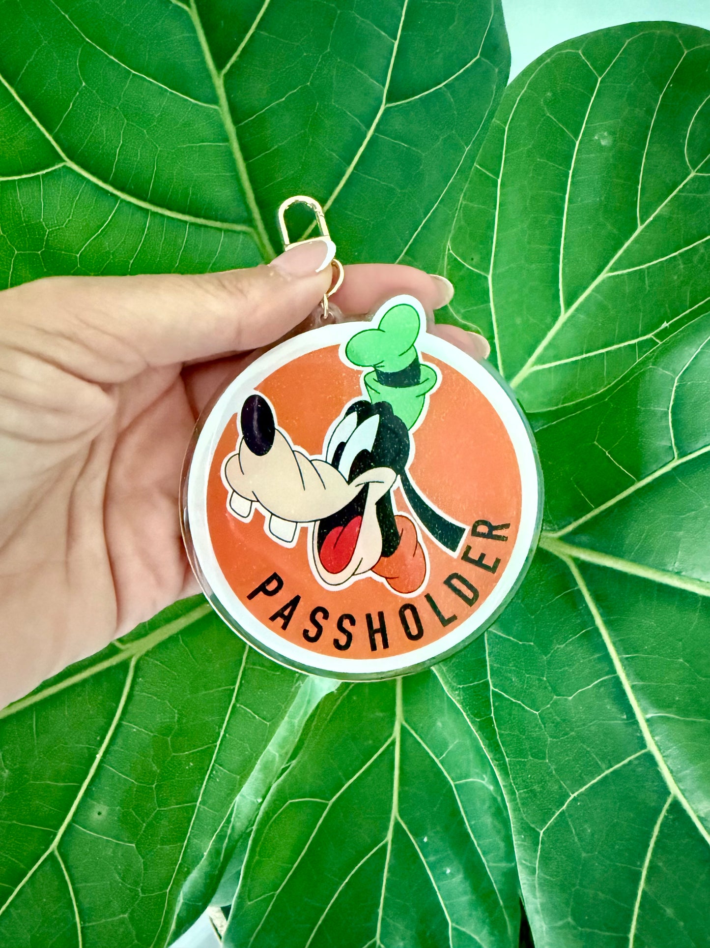 Goof Passholder Acrylic Bag Charm