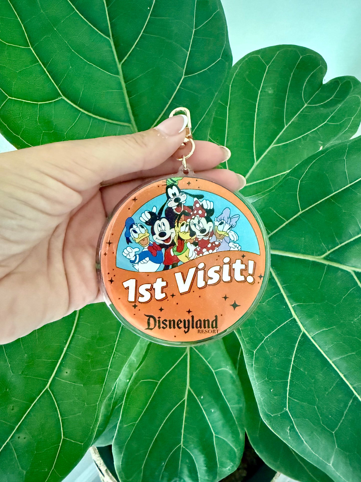 West Coast First Visit Acrylic Bag Charm
