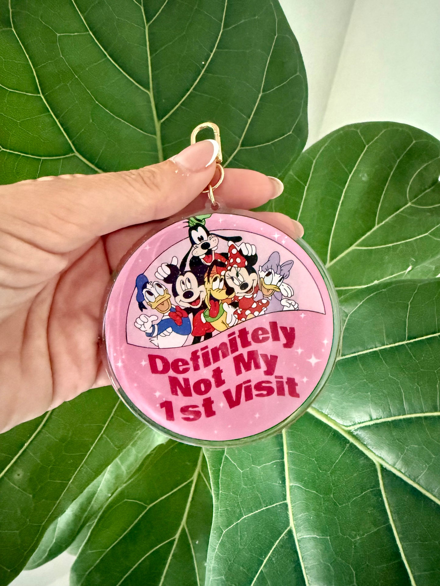 Not my First Visit Acrylic Bag Charm
