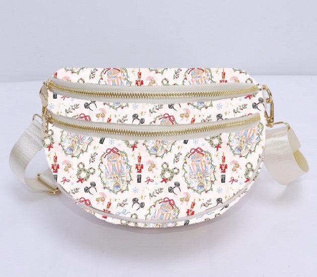 Christmas at the Castle Crossbody
