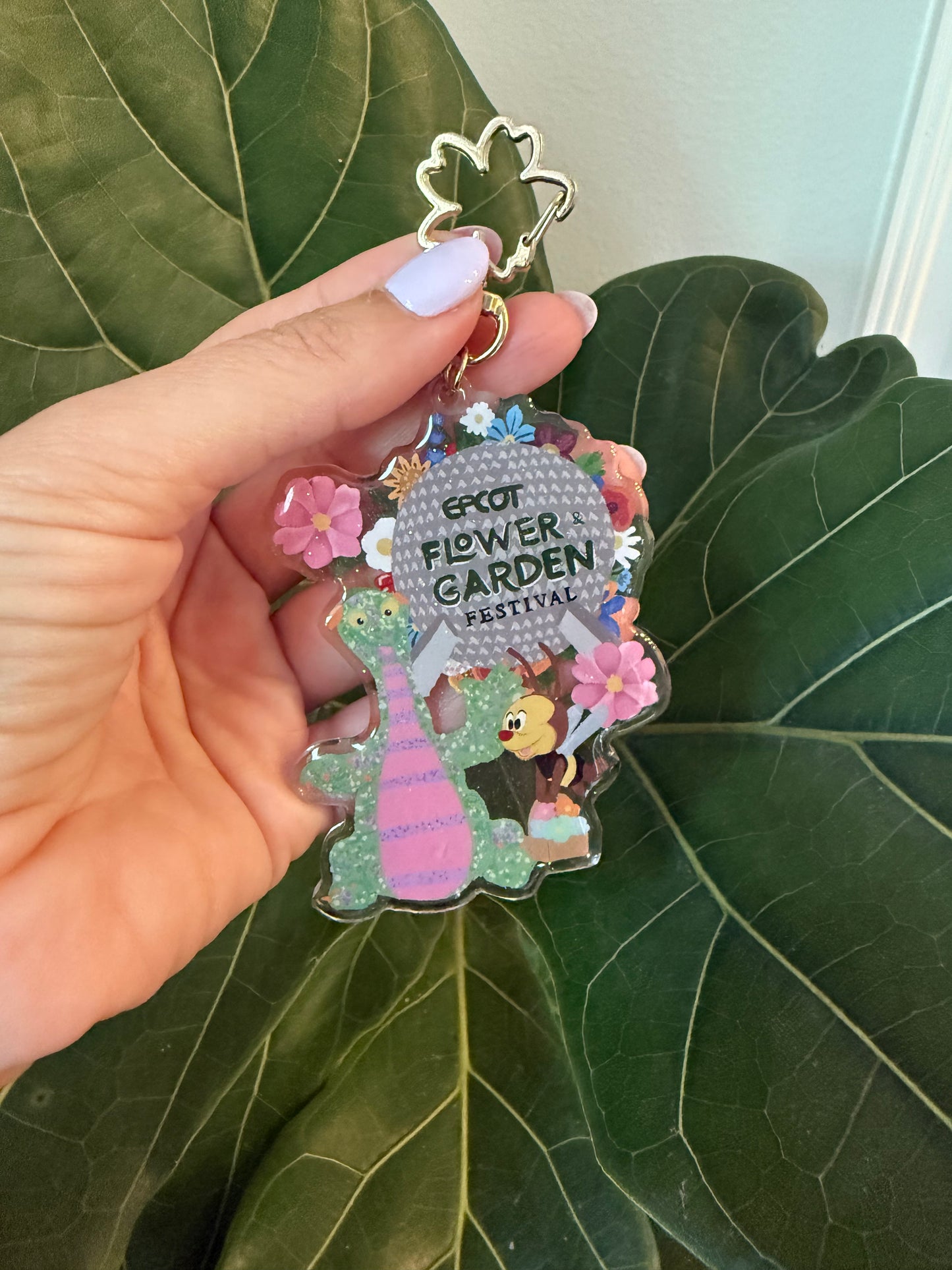 Flower Festival Acrylic Bag Charm