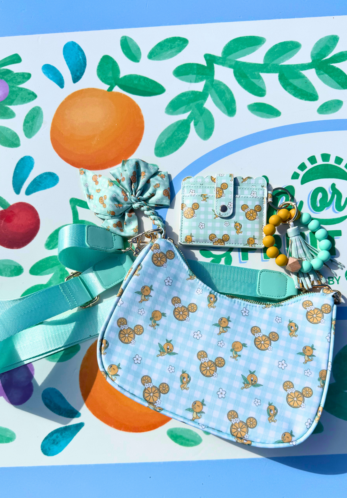 Sunshine Bird Curved Crossbody Bag