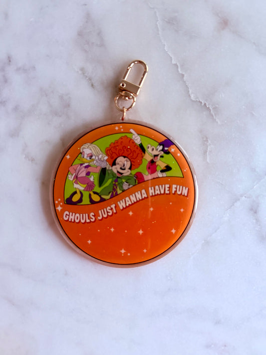 Ghouls just want to have fun Acrylic Bag Charm