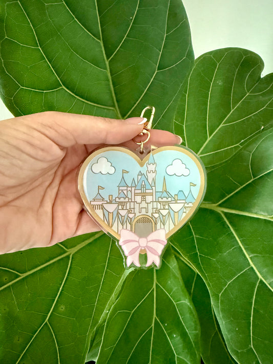 West Coast Castle Acrylic Bag Charm
