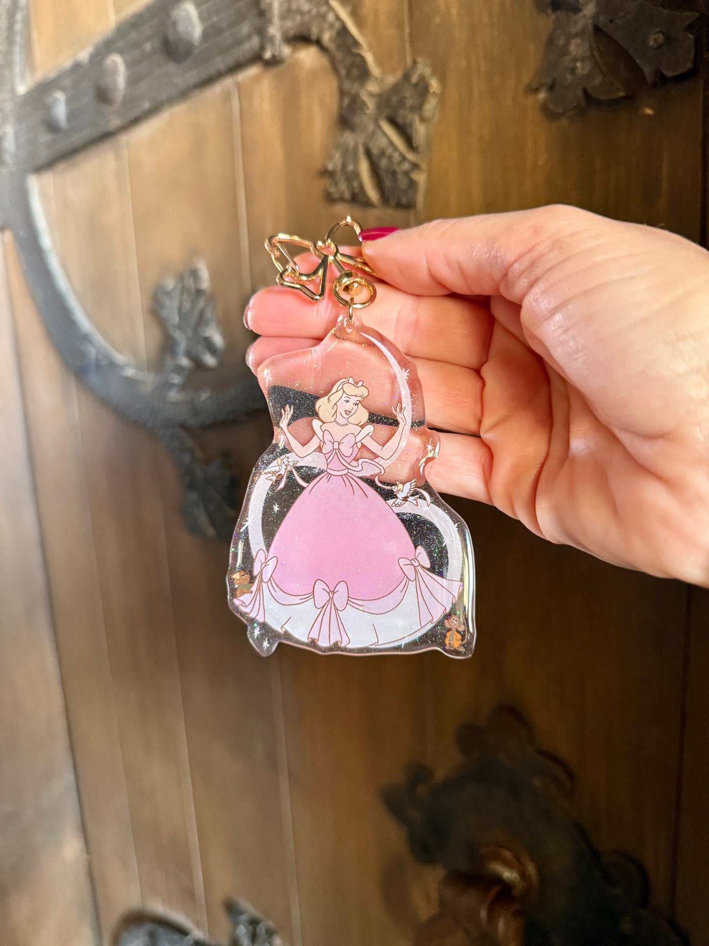 Cindy Princess Acrylic Bag Charm