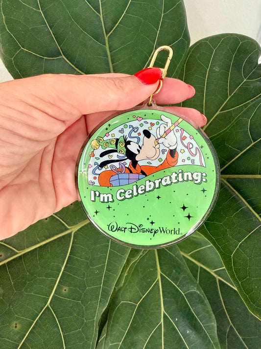 I'm Celebrating Acrylic Bag Charm