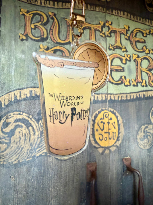 Fizzy Orange Acrylic Bag Charm