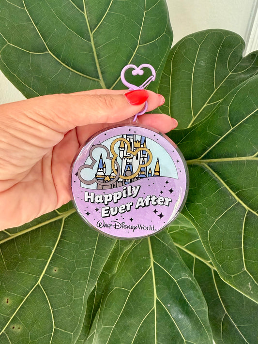 Happily Ever After Acrylic Bag Charm