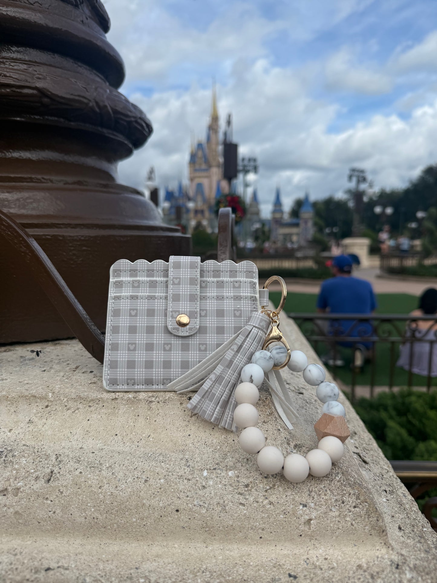Neutral Plaid Wallet