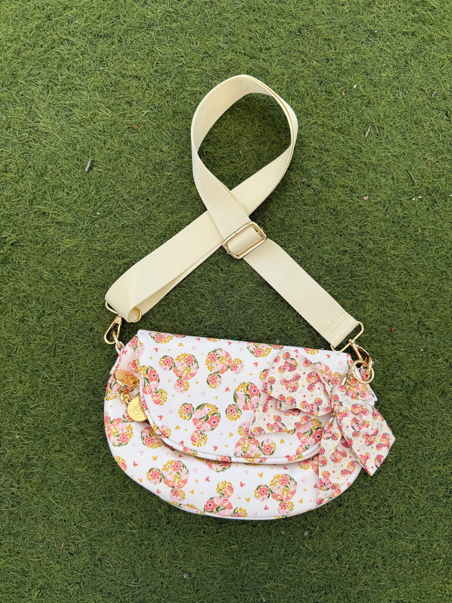 Floral Mouse Garden Crossbody