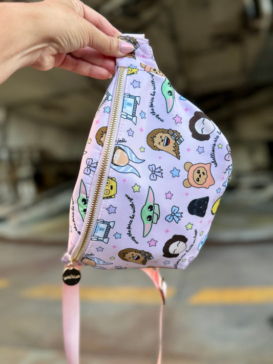 Pastel Galaxy Belt Bag