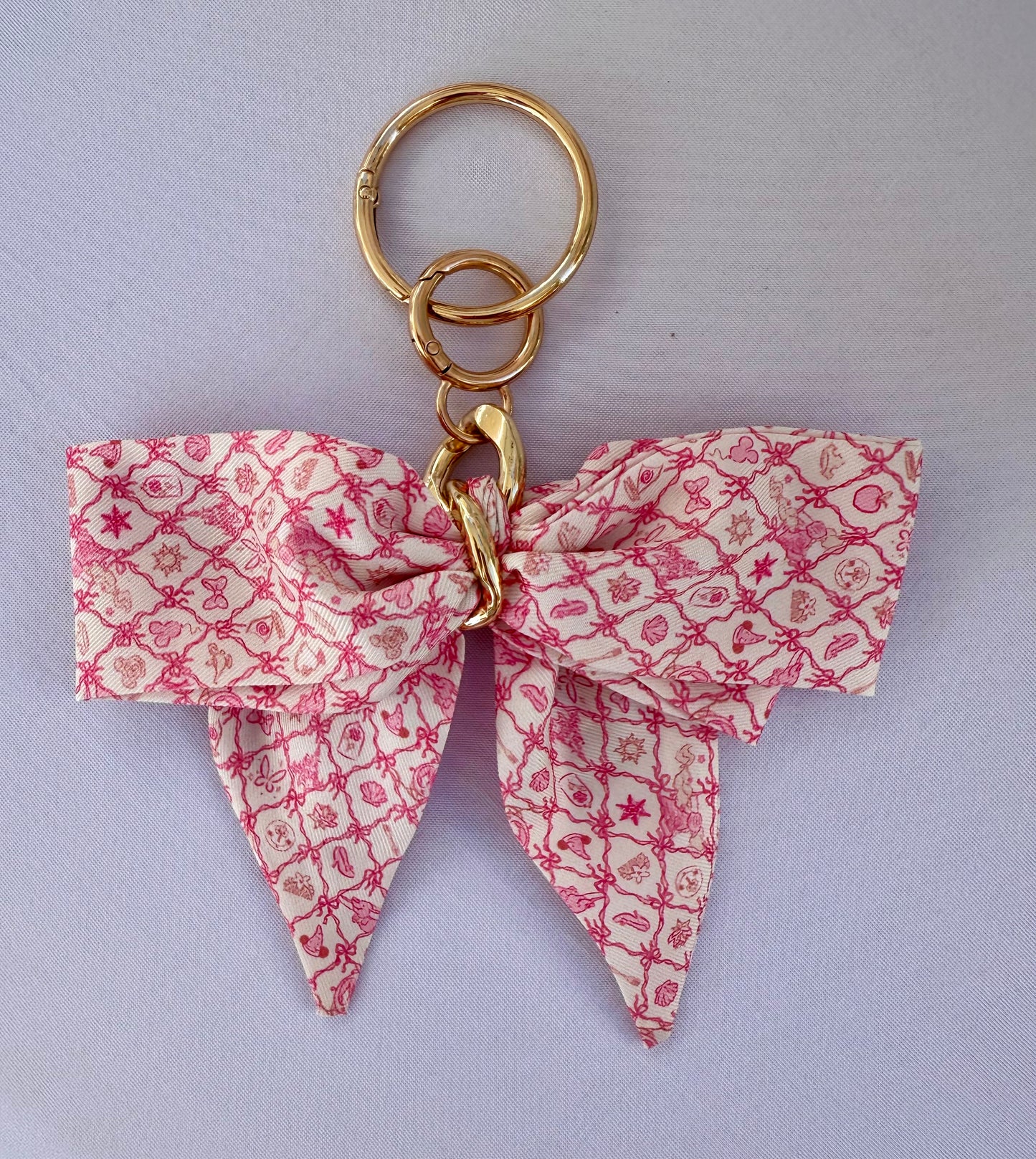 Princess Icon Bow Bag Charm