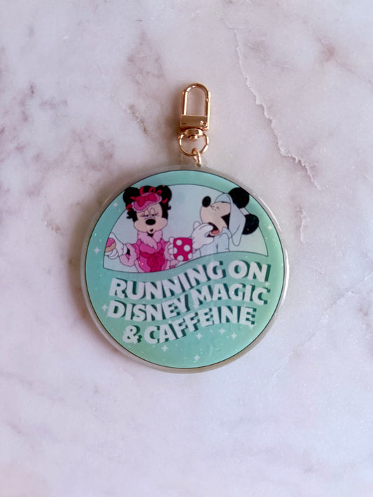 Running on Magic Acrylic Bag Charm