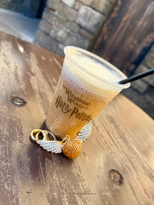 Golden Snitch Crystal Bag Charm