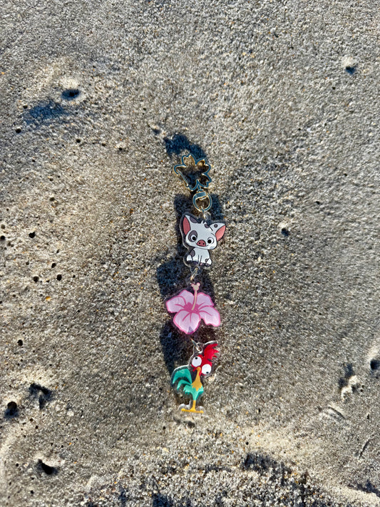 Pre-Order- Island Sidekicks Acrylic Bag Charm