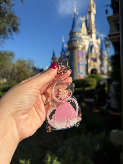Cindy Princess Acrylic Bag Charm