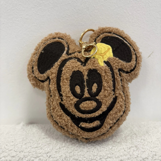 Waffle Plush Mouse Bag Charm