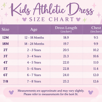 Dark Fairy Kids Athletic Dress
