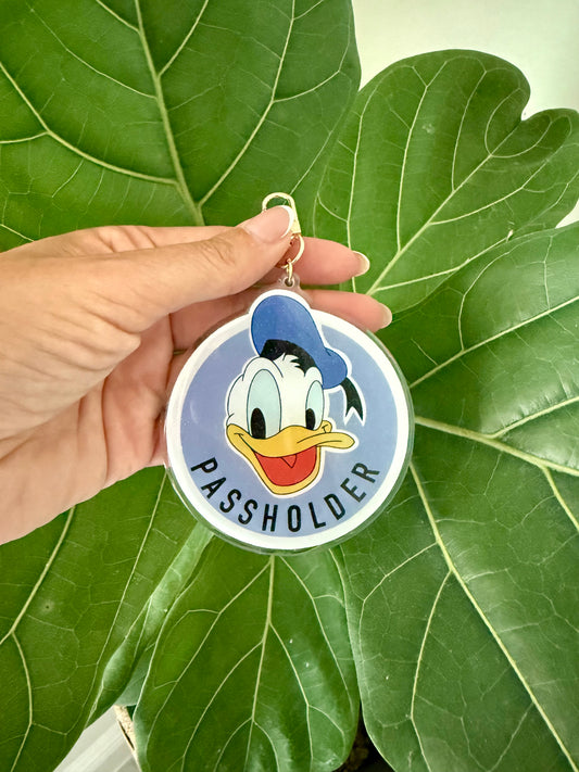 Duck Passholder Acrylic Bag Charm