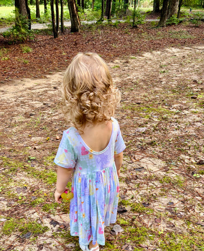 Princess Patchwork Kid's Bamboo Dress