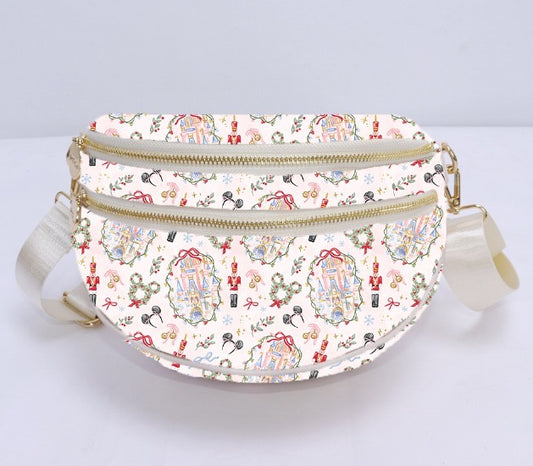 Christmas at the Castle Crossbody