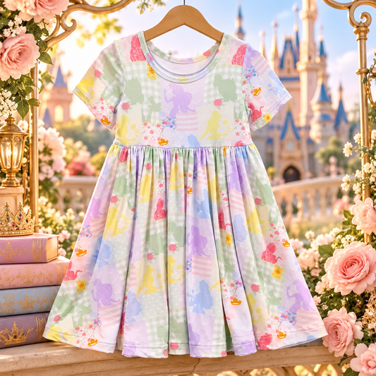 Princess Patchwork Kid's Bamboo Dress
