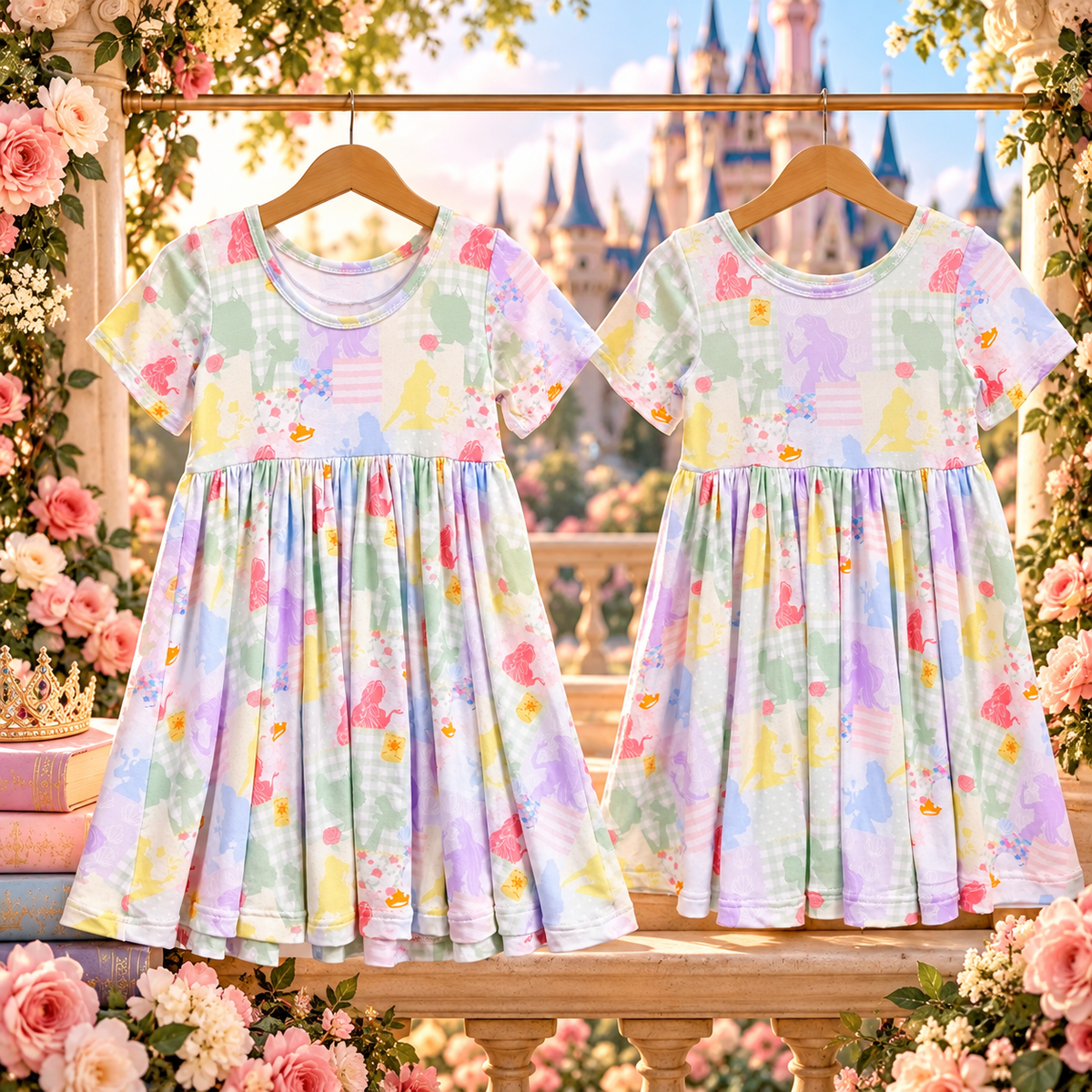 Princess Patchwork Kid's Bamboo Dress