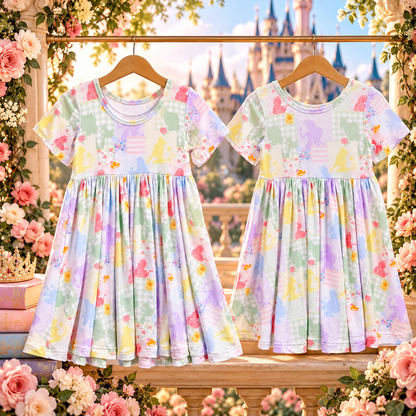 Princess Patchwork Kid's Bamboo Dress