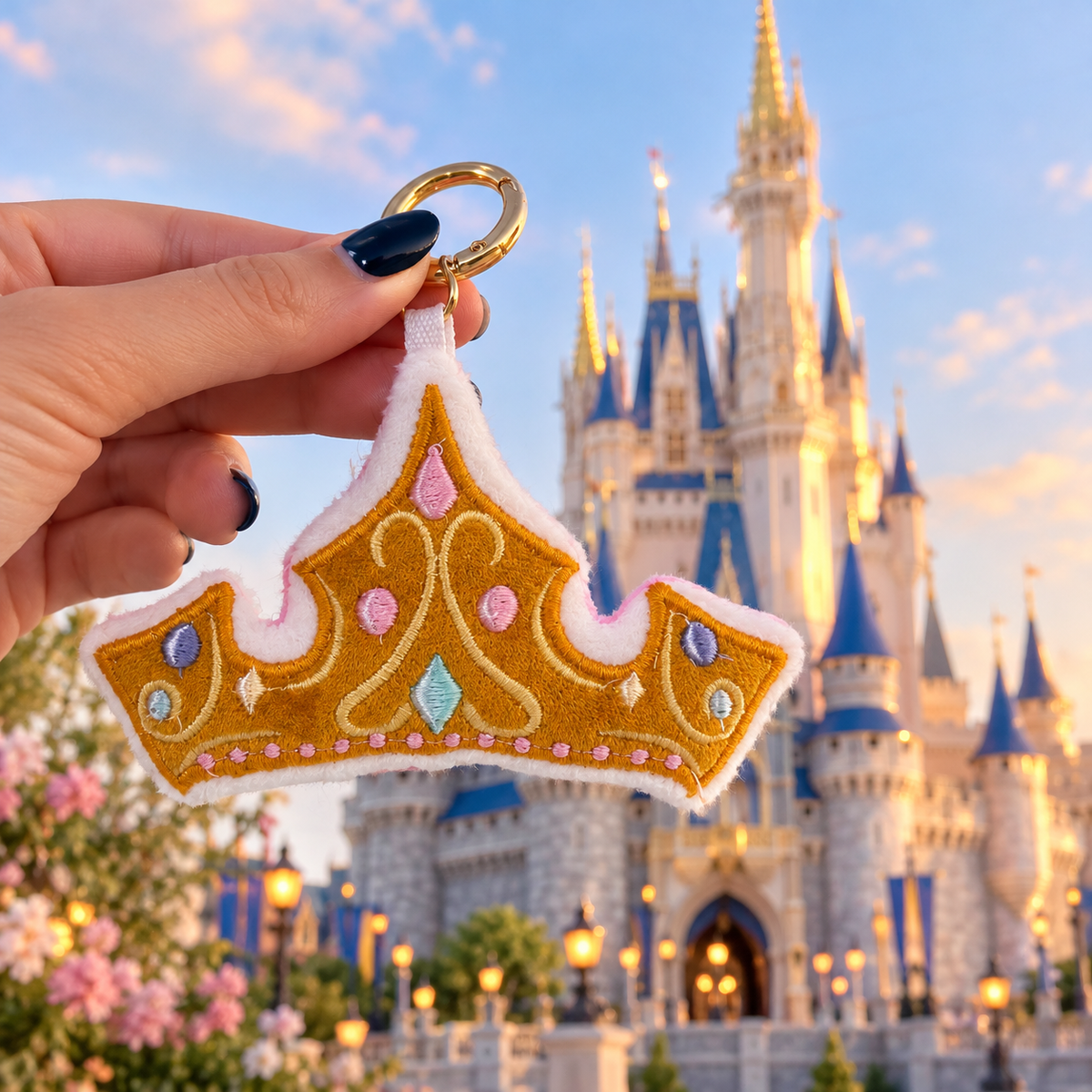 Sleeping Princess Crown Plush Charn