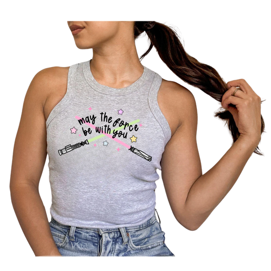 May the Force be with You Crop Tank