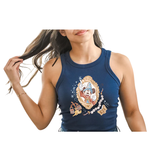 Fantas-mic Frame Crop Tank