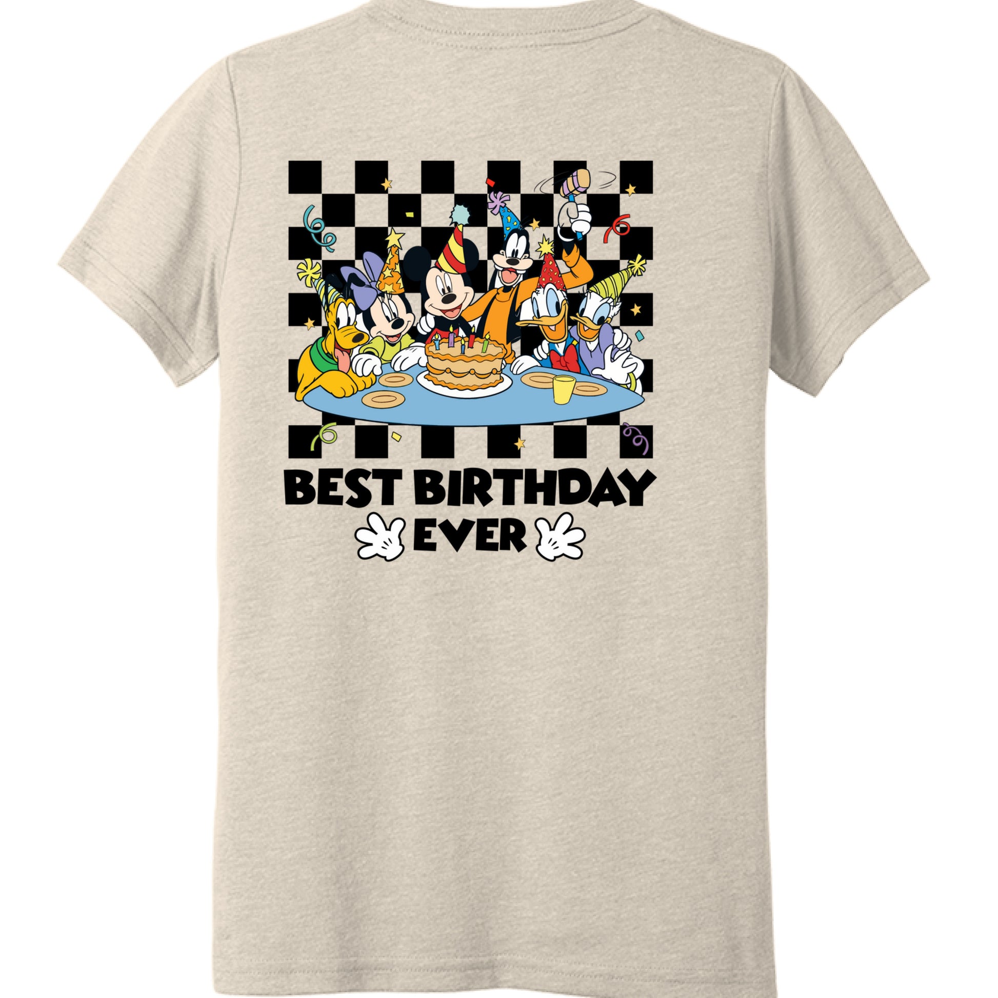 Solid Natural Triblend - BACK