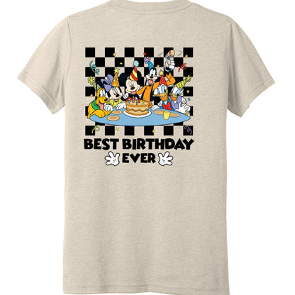 Solid Natural Triblend - BACK